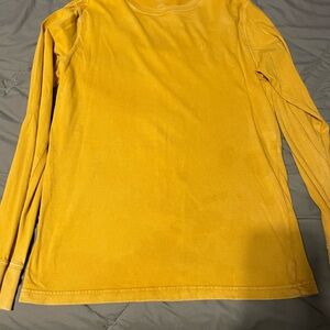 American Eagle Outfitters Mustard Long Sleeve Top